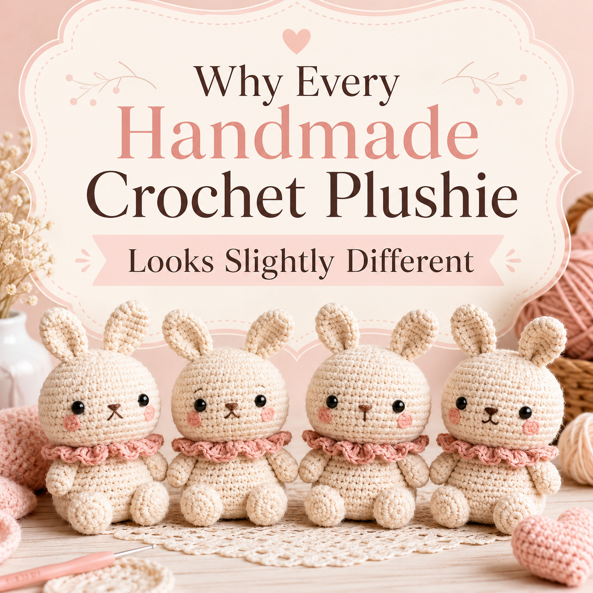 Why Every Handmade Crochet Plushie Looks Slightly Different