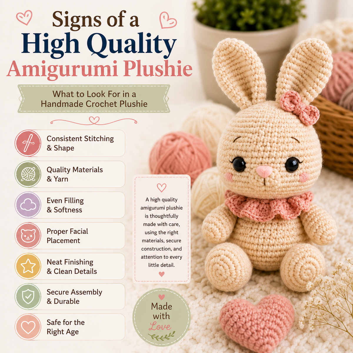 Signs of a High Quality Amigurumi Plushie