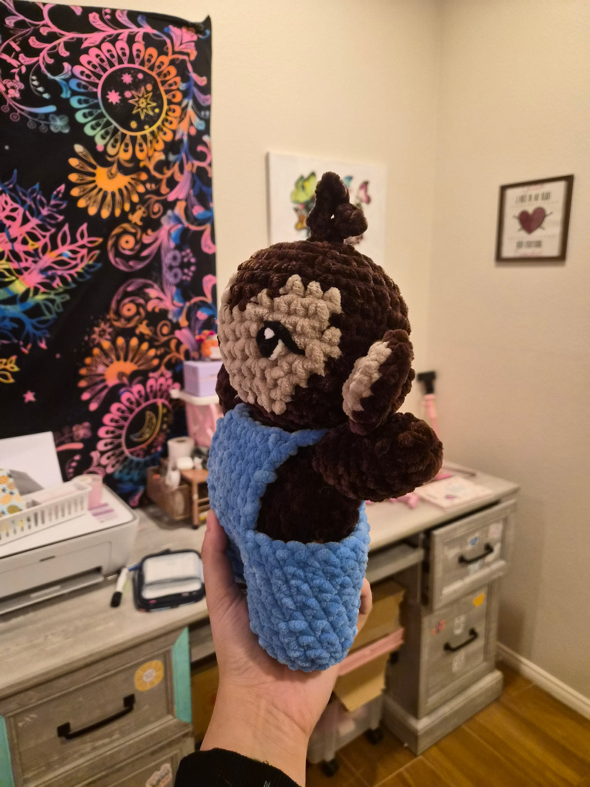 Baby Monkey Plushie