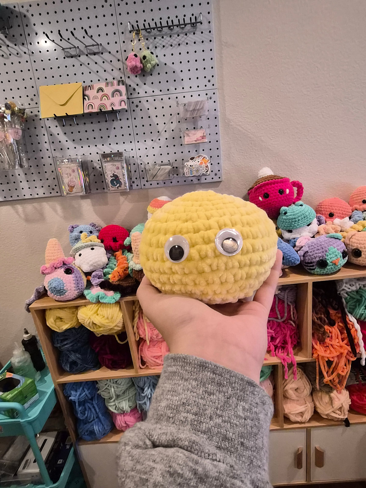 Emotional Support Pet Rock Crochet Plush