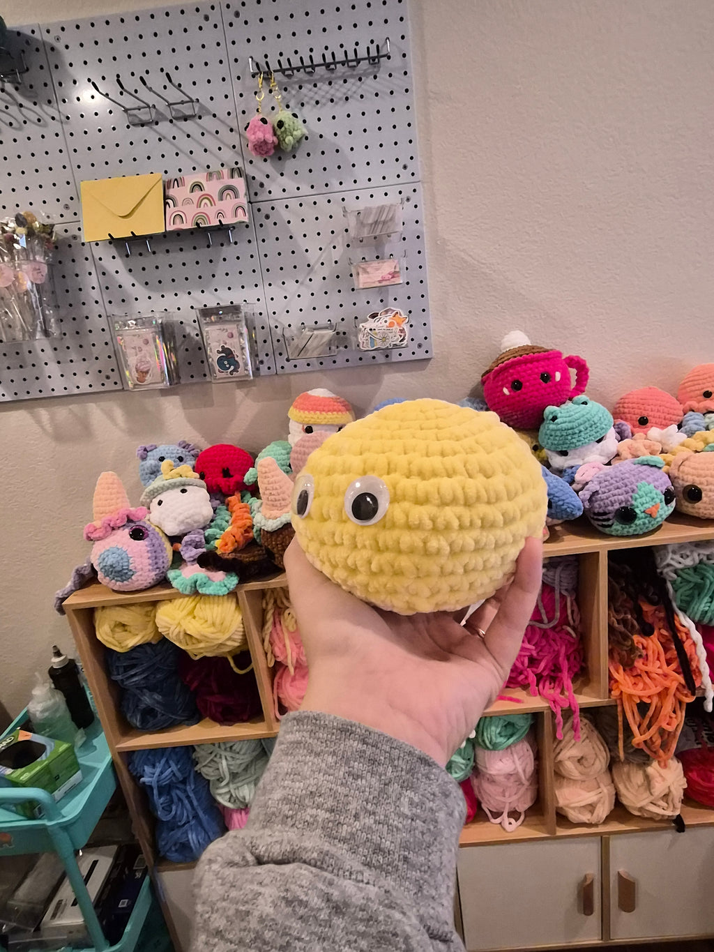 Emotional Support Pet Rock Crochet Plush