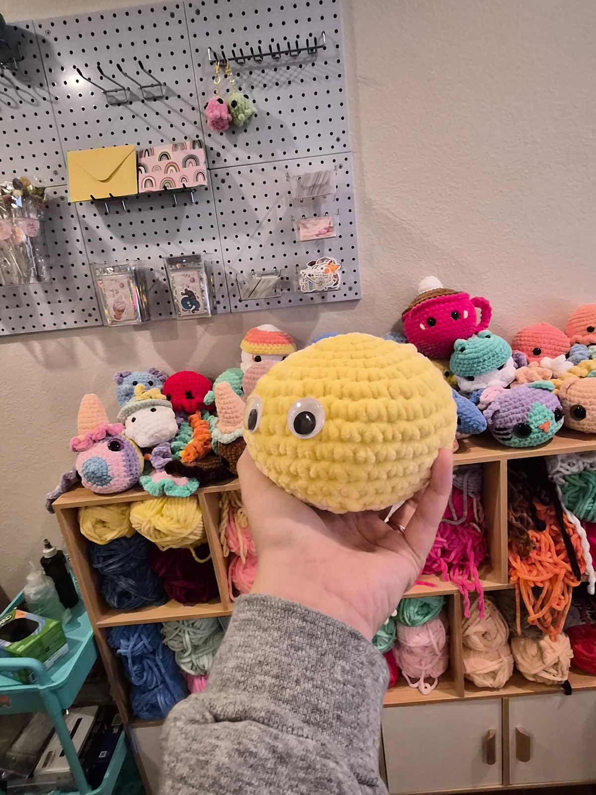 Emotional Support Pet Rock Crochet Plush