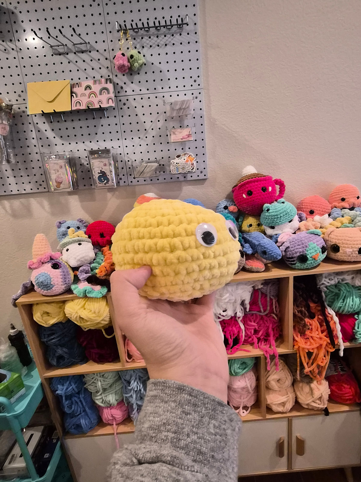 Emotional Support Pet Rock Crochet Plush
