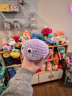 Emotional Support Pet Rock Crochet Plush