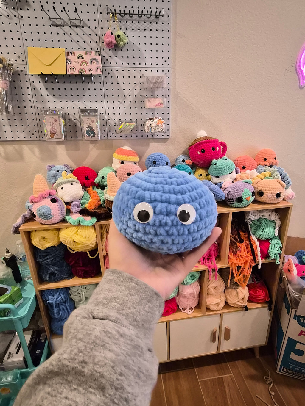 Emotional Support Pet Rock Crochet Plush