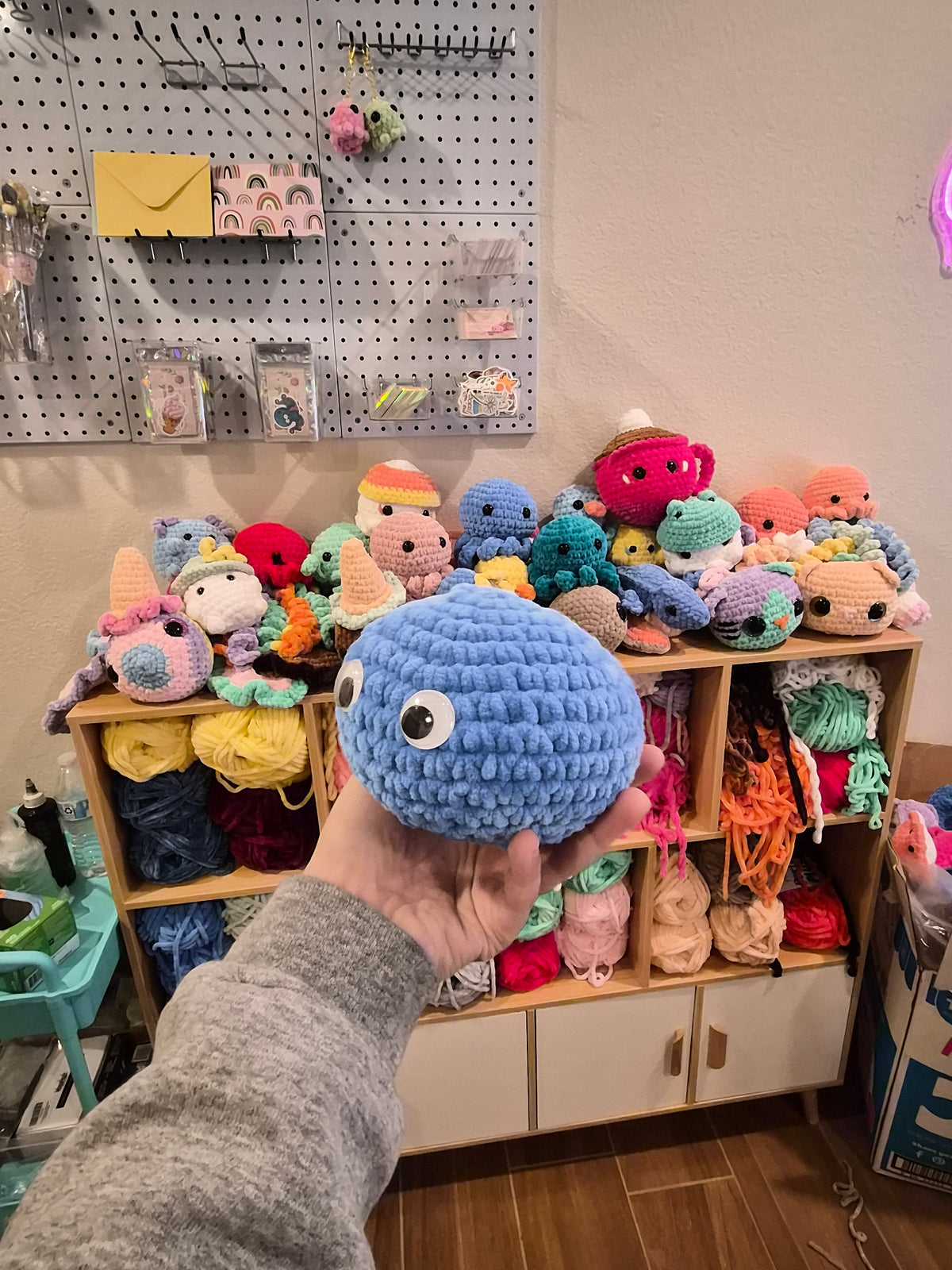Emotional Support Pet Rock Crochet Plush