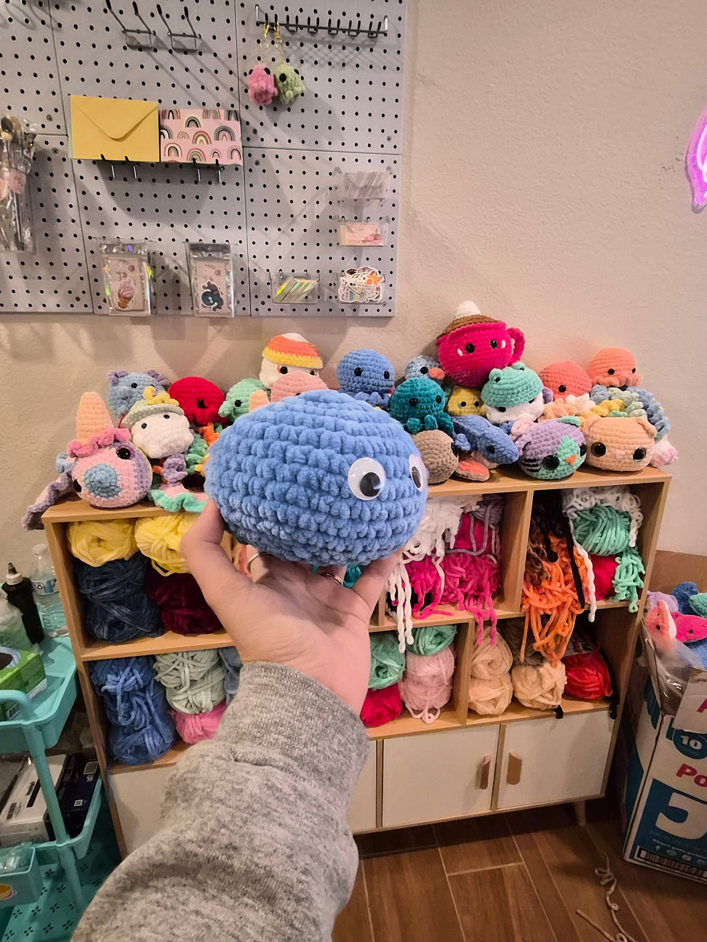 Emotional Support Pet Rock Crochet Plush