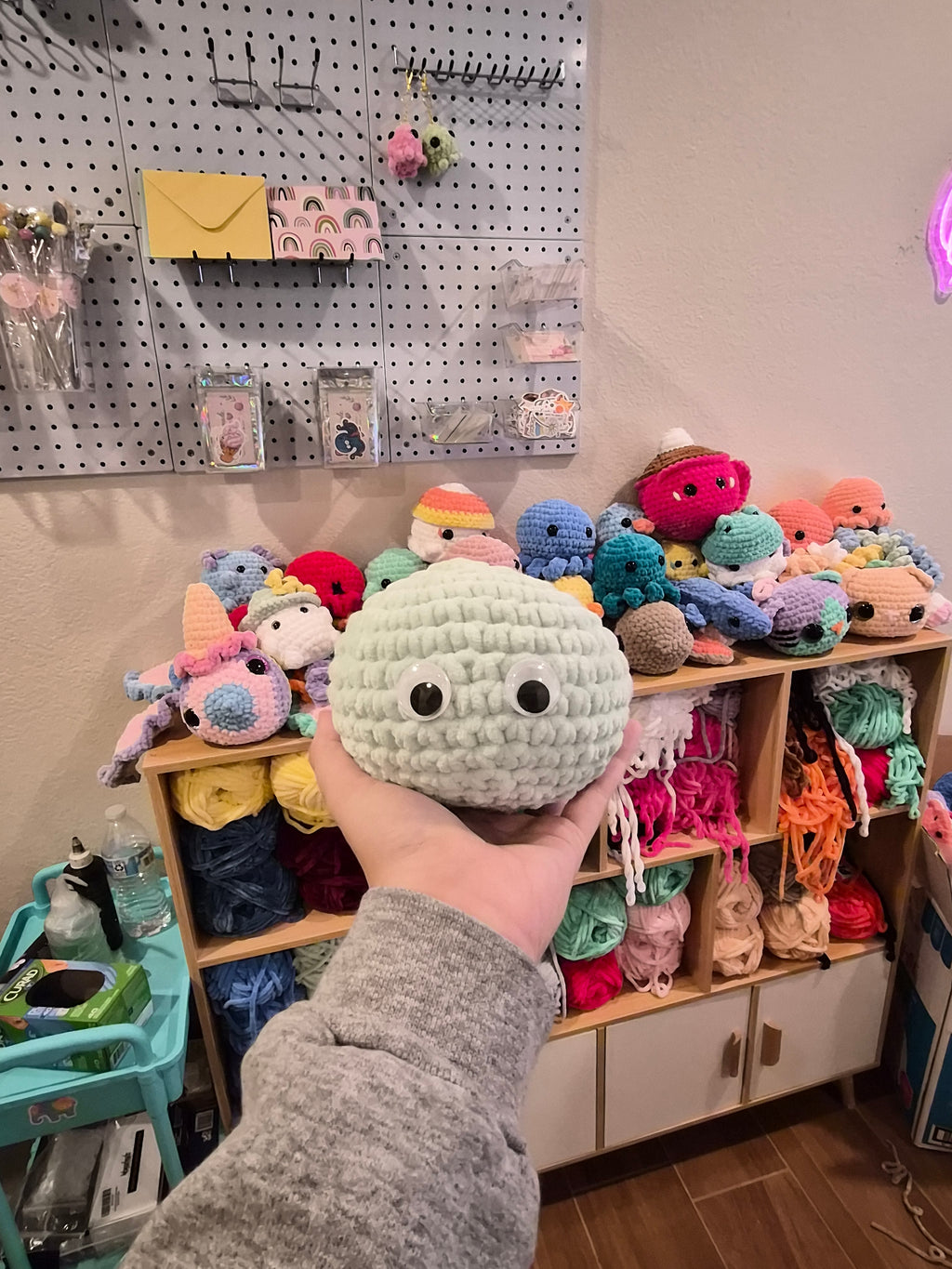 Emotional Support Pet Rock Crochet Plush