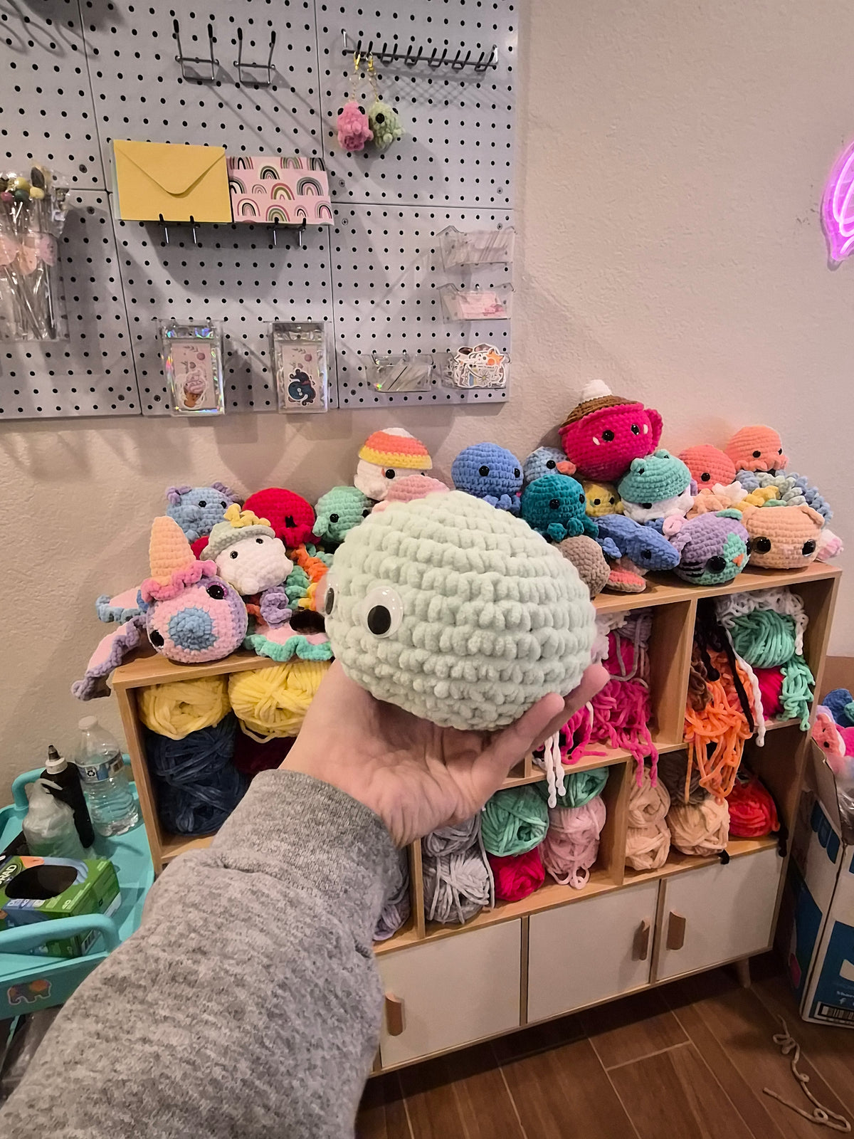 Emotional Support Pet Rock Crochet Plush