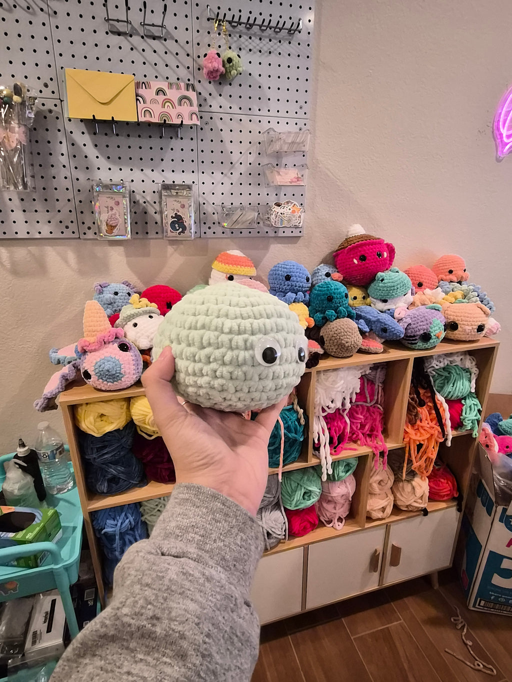 Emotional Support Pet Rock Crochet Plush