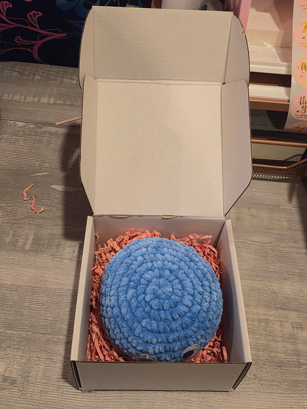 Emotional Support Pet Rock Crochet Plush