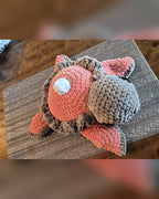 Pumpkin Pie Sea Turtle Crochet Plush