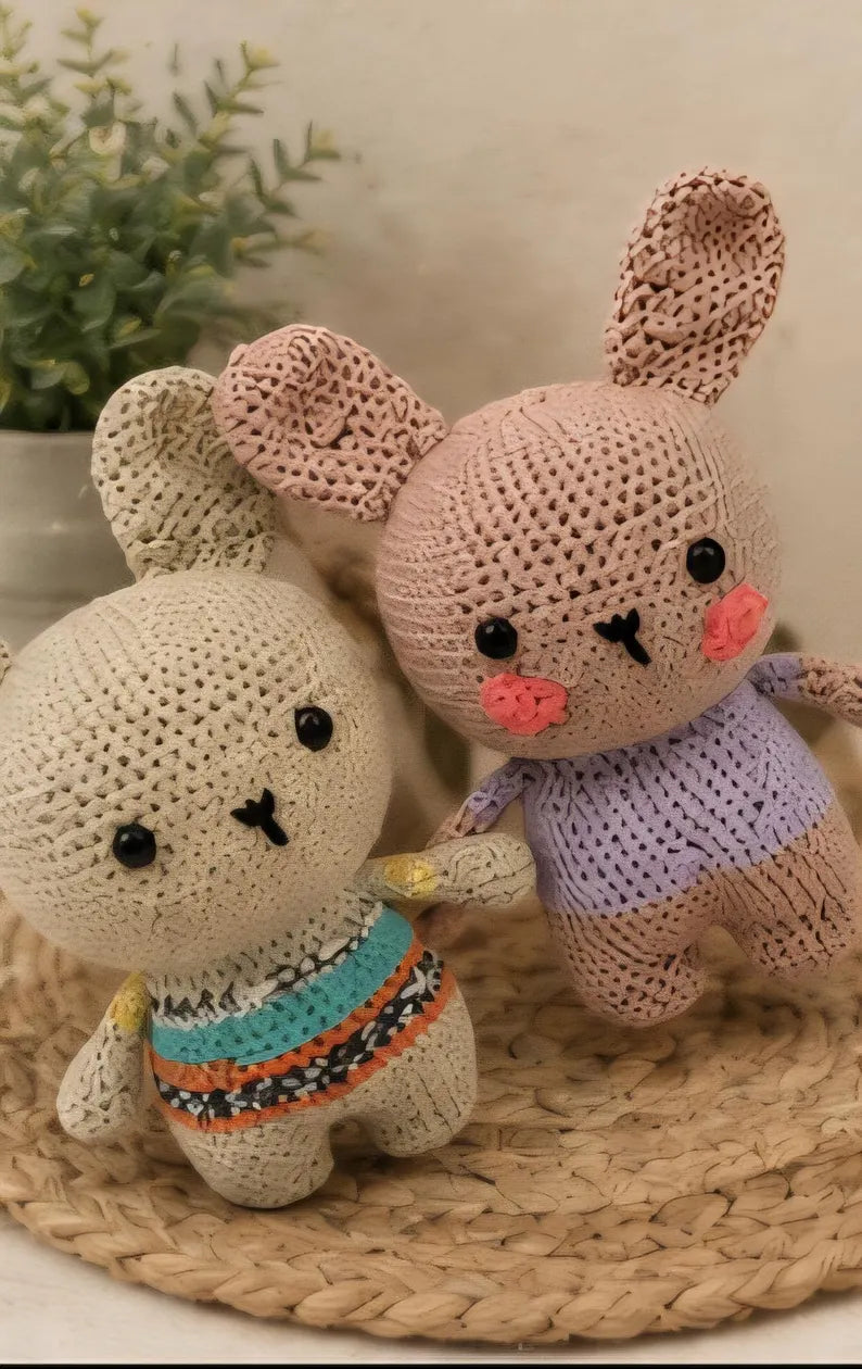 Bunny Crochet Plush Doll