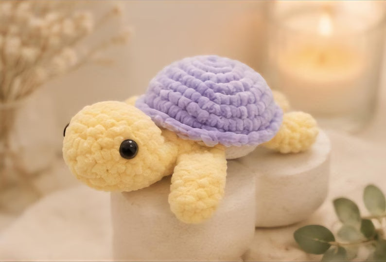 Sea Turtle Crochet Plush, Mini