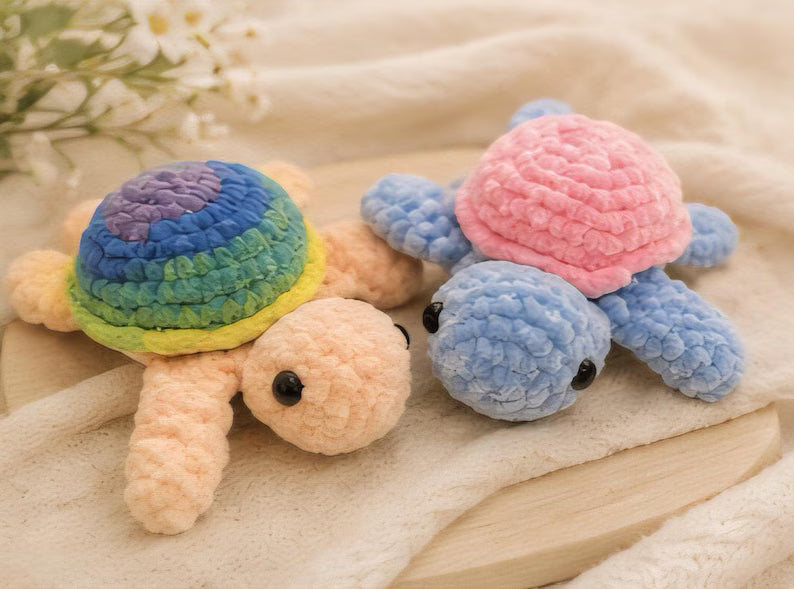 Sea Turtle Crochet Plush, Mini