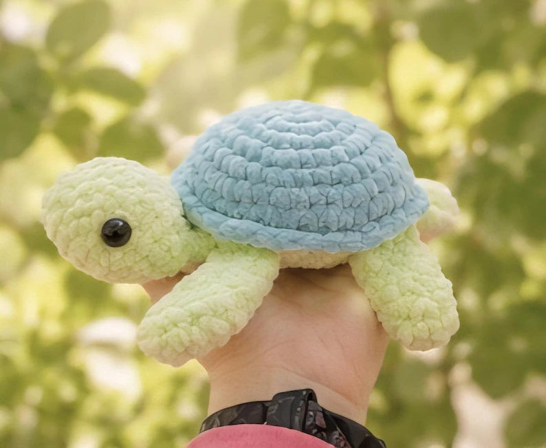 Sea Turtle Crochet Plush, Mini