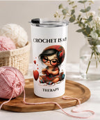 Crochet Hearts Tumbler, 20oz