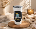Crowned Cat Steel Tumbler, 20oz