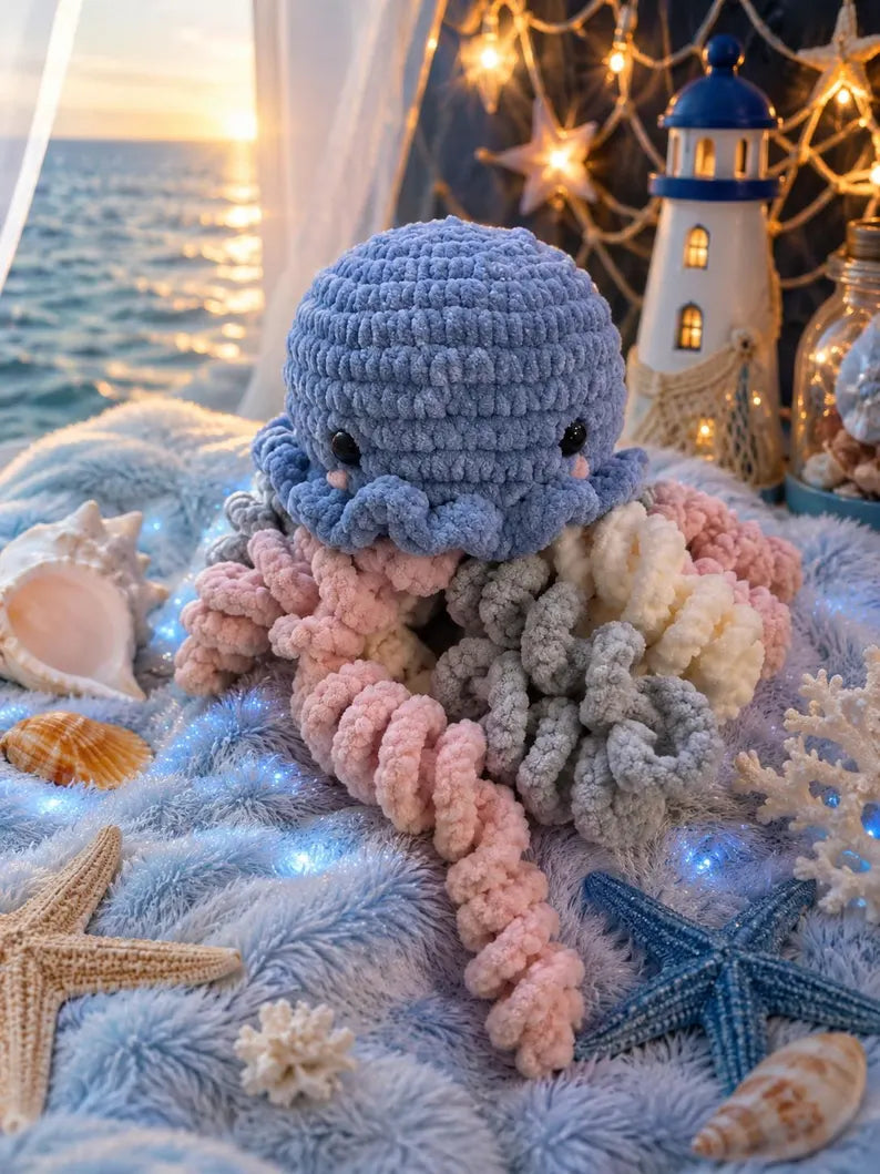 Jellyfish Crochet Plush