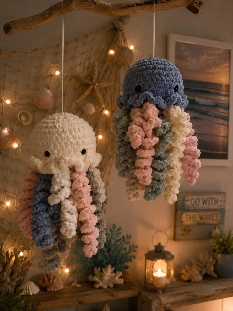 Jellyfish Crochet Plush