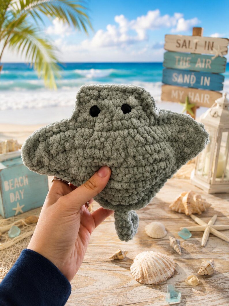 Stingray Crochet Plush