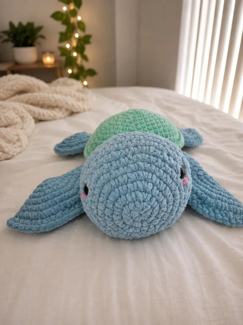 Sea Turtle Crochet Plush, Large
