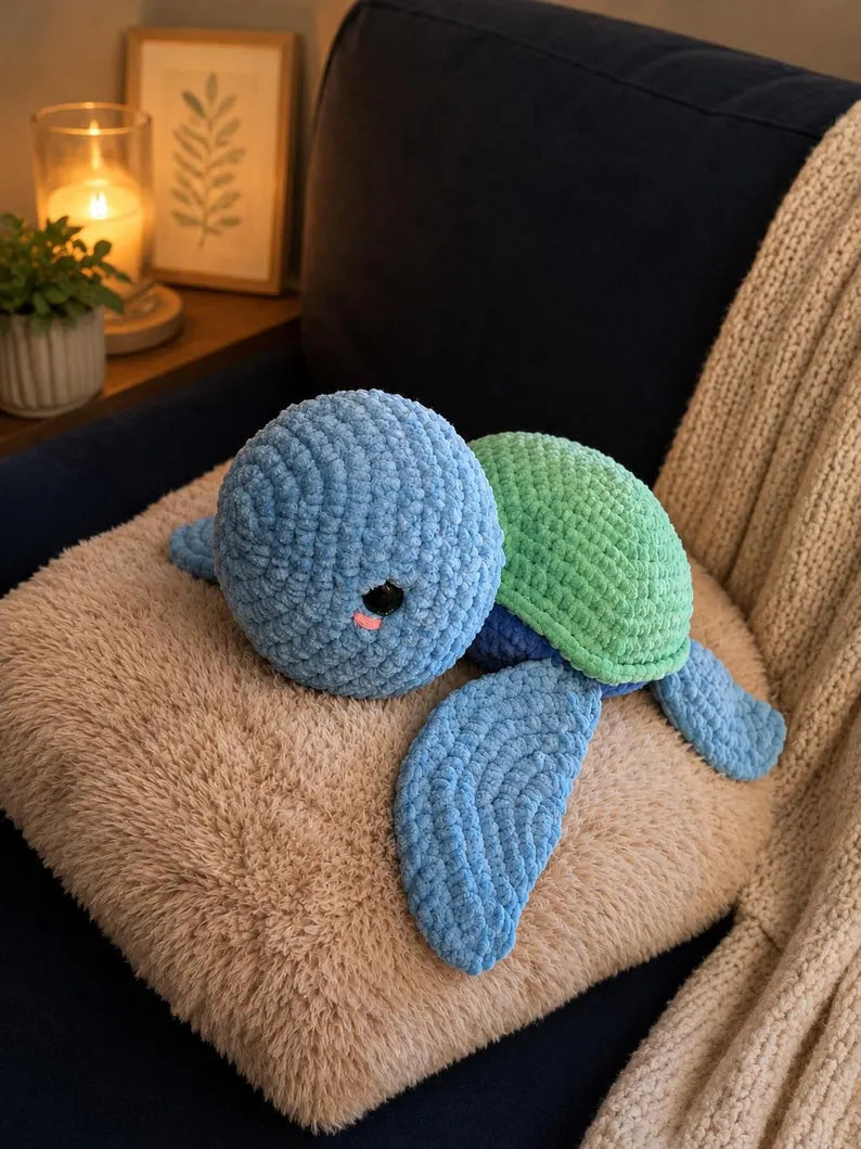Sea Turtle Crochet Plush, Large
