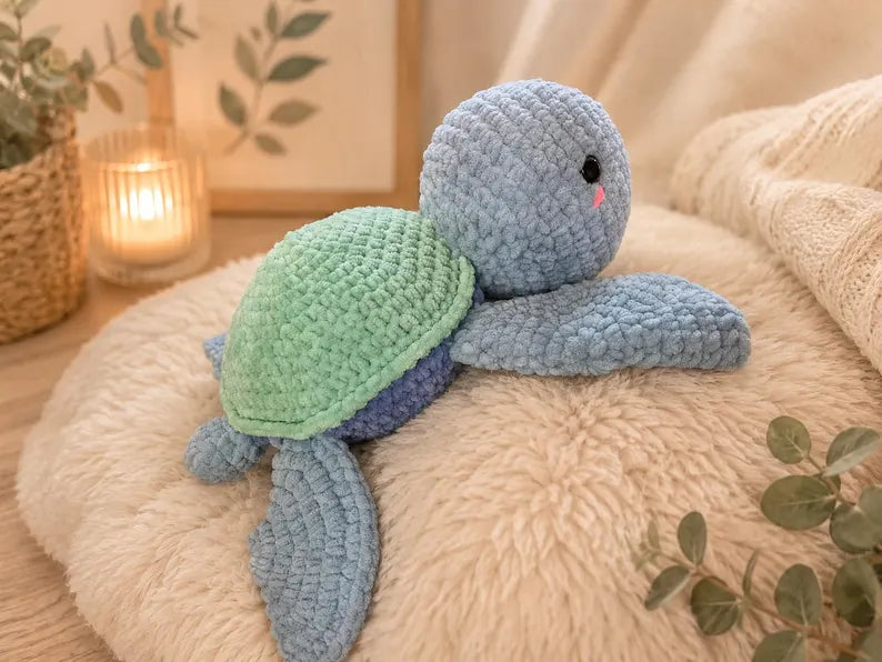 Sea Turtle Crochet Plush, Large