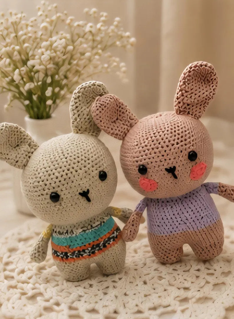 Bunny Crochet Plush Doll