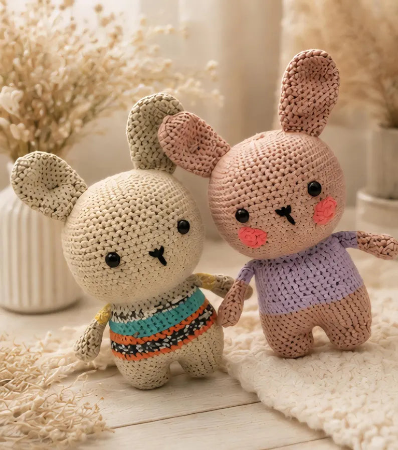 Bunny Crochet Plush Doll