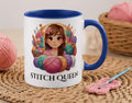 Yarn Basket Accent Mug, 11oz