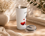 Crochet Hearts Tumbler, 20oz