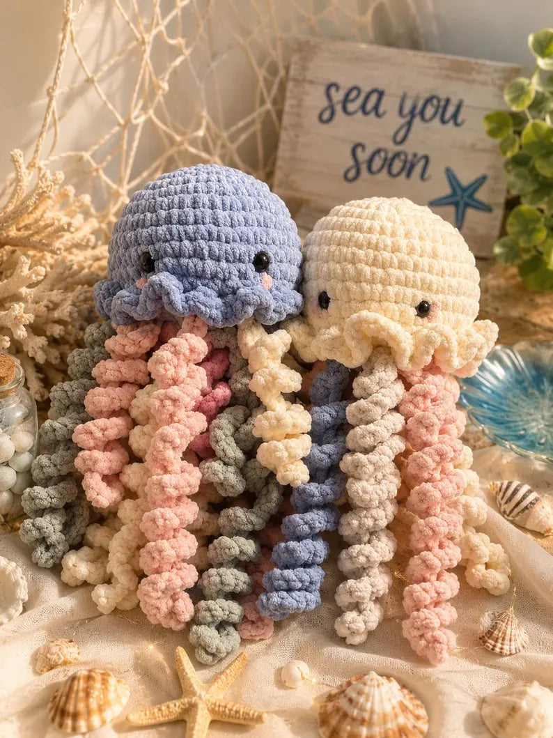 Jellyfish Crochet Plush