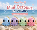 Octopus Crochet Keychain