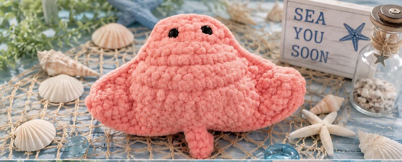 Stingray Crochet Plush