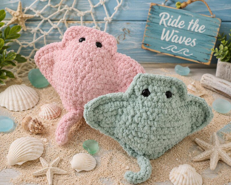 Stingray Crochet Plush