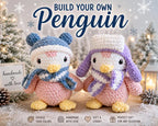 Penguin Crochet Plush, Customizable