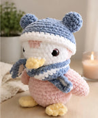 Penguin Crochet Plush, Customizable