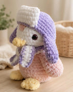 Penguin Crochet Plush, Customizable