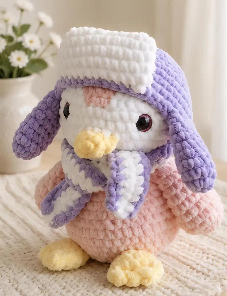 Penguin Crochet Plush, Customizable