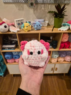 Crochet Axolotl Desk Pet Plush