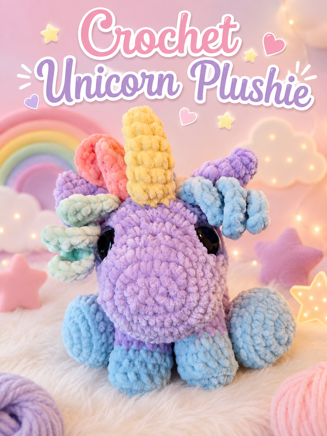 Crochet Unicorn Plushie