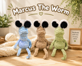 Marcus The Worm Crochet Plush