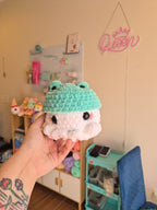 Crochet Frog Ghost Plush