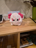 Crochet Axolotl Desk Pet Plush