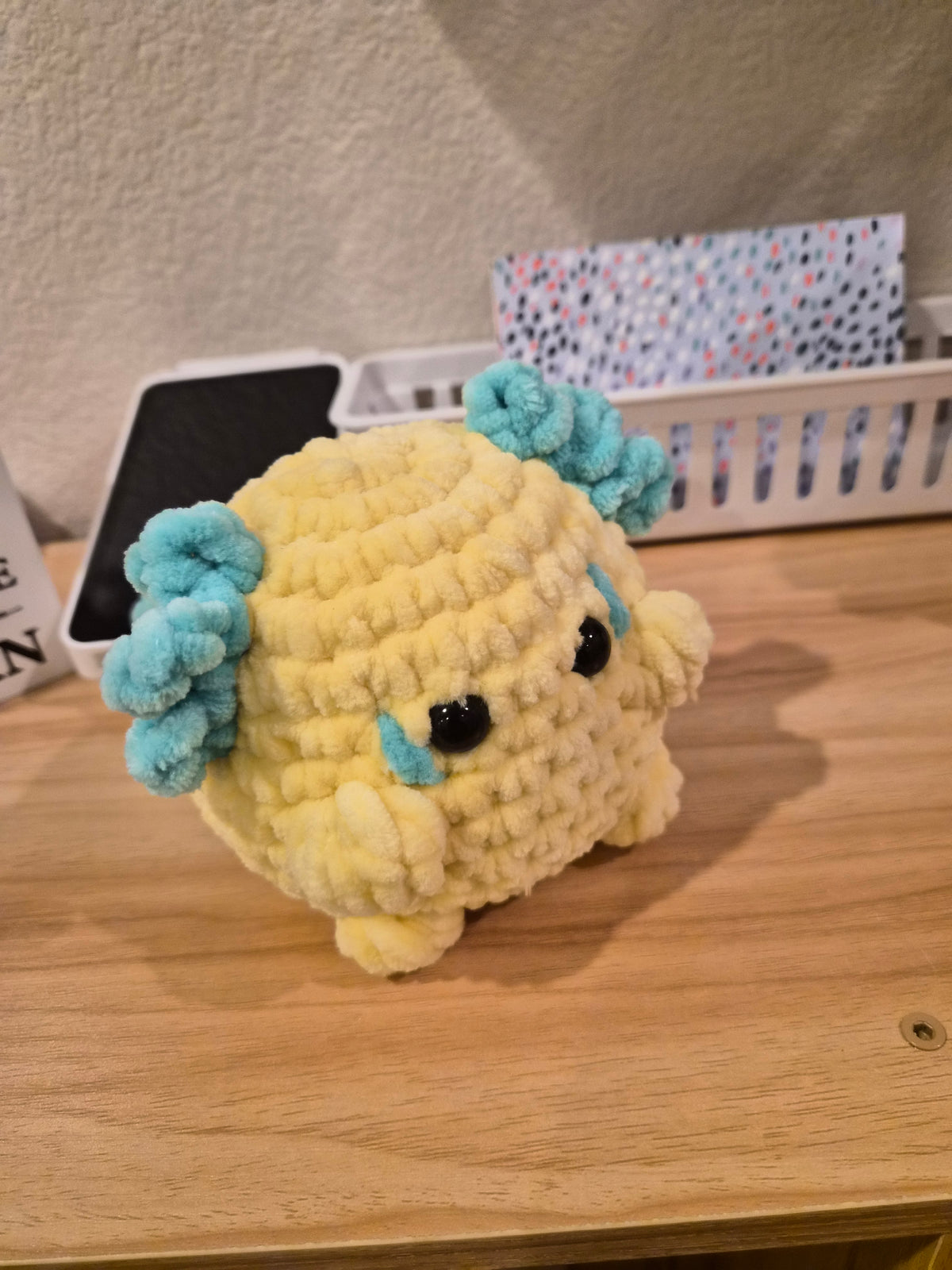Crochet Axolotl Desk Pet Plush