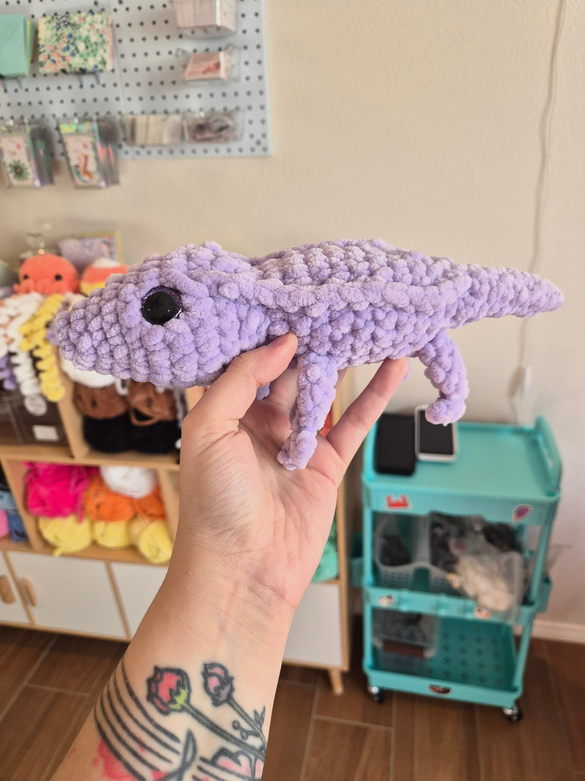 Gecko Crochet Plush Set