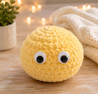 Emotional Support Pet Rock Crochet Plush