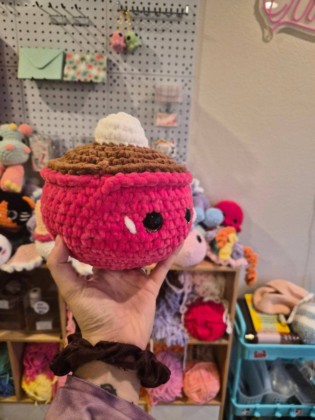 Crochet Hot Chocolate Plushie