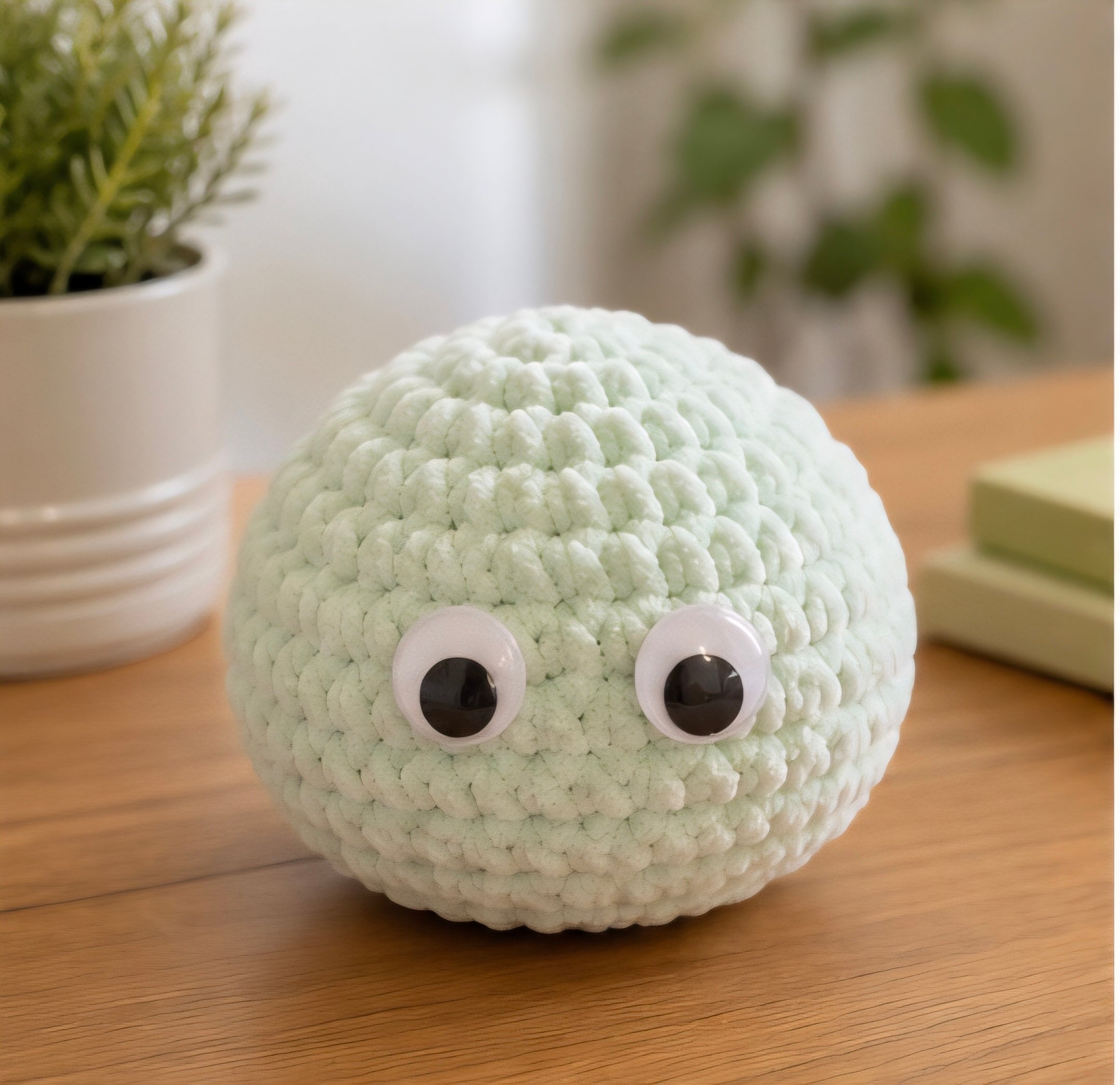 Emotional Support Pet Rock Crochet Plush